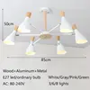 Plafonnier tournant en bois, style nordique moderne, éclairage d'intérieur, luminaire décoratif de plafond, idéal pour un salon, une chambre à coucher, LED, plafonnier led, LED ► Photo 2/6