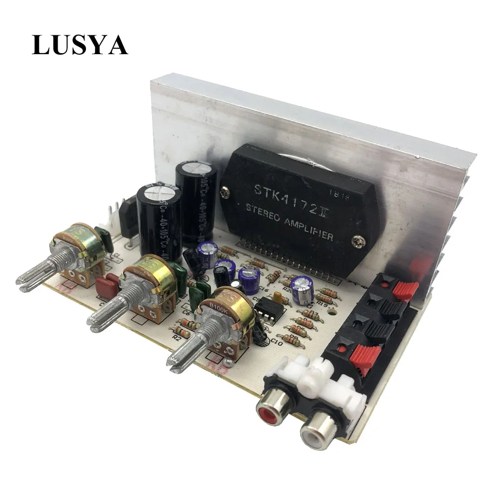 Lusya Sanyo толстая пленка чип 50 Вт+ 50 Вт стерео аудио усилитель мощности доска для DIY динамик AC15-18V E1-006