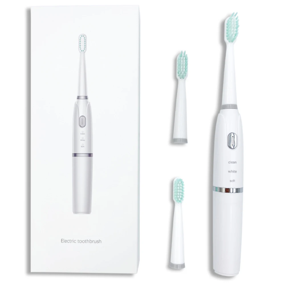 

Ultrasonic Electric Toothbrush Portable Battery Type Intelligent Sonic Electric Toothbrush Waterproof Smart Timer Tooth Brush