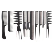 10 шт. профессиональная расческа Парикмахерская антистатические расчески красота Расчесывание Волос Уход инструмент для укладки