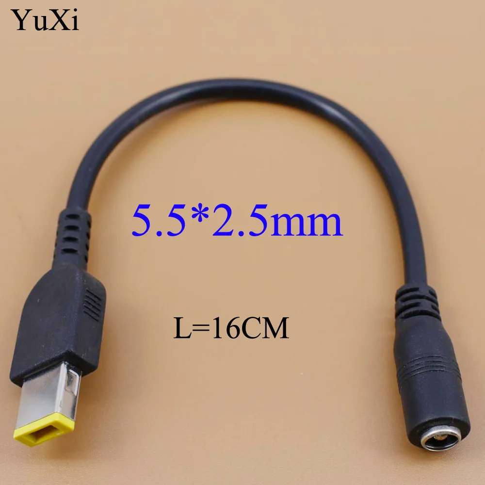 YuXi 5.5mm x 2.5mm Female Interface Laptop Power Supply Charger Cord Adapter Cable for Lenovo ThinkPad T440 T440S 5.5*2.5mm 20v 4 5a 90w long type laptop power adapter charger for lenovo x1 carbon t440 e431 x230s x240s s3 s5 g400 g405 g500 g500s g505