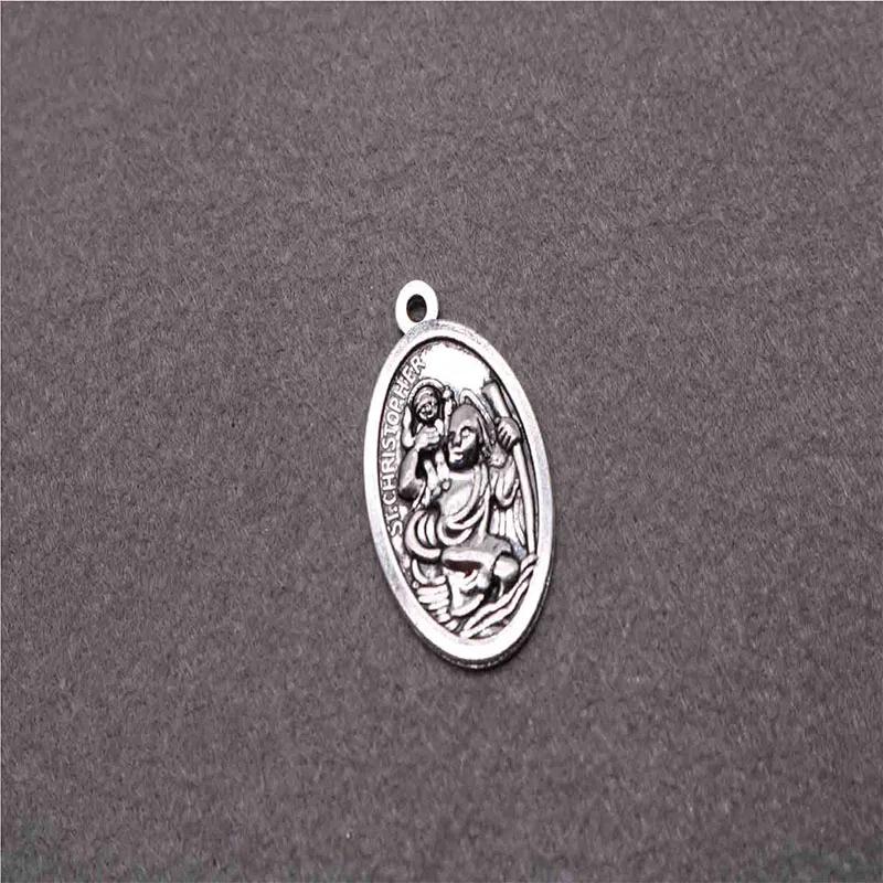 Religious Charisma Mini St. Christopher Medal Mini Medal Religious Beads Medal Religious Charisma Mini St. Christopher Medal Mini Medal Religious Beads Medal