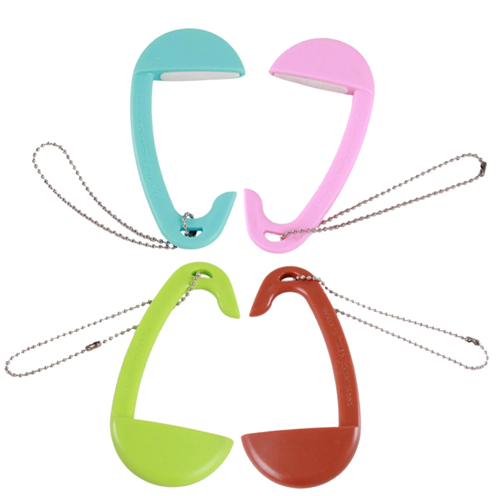 New Travel Portable Plastic Bag Hook For Hanging Decorative Table Purse Bag Hooks Wall Hanger Holder Handbag Hanger Decoration