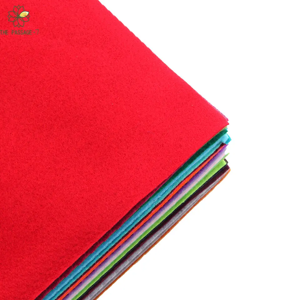 Felt Fabric Diy Diy Felt Sewing High Quality Mix Color 100 Soft Polyester Nonwoven Pack 1 5mm Thick 42pcs Lot 15x15cm Rm 42 1 Felt Fabric Fabric Diydiy Felt Aliexpress