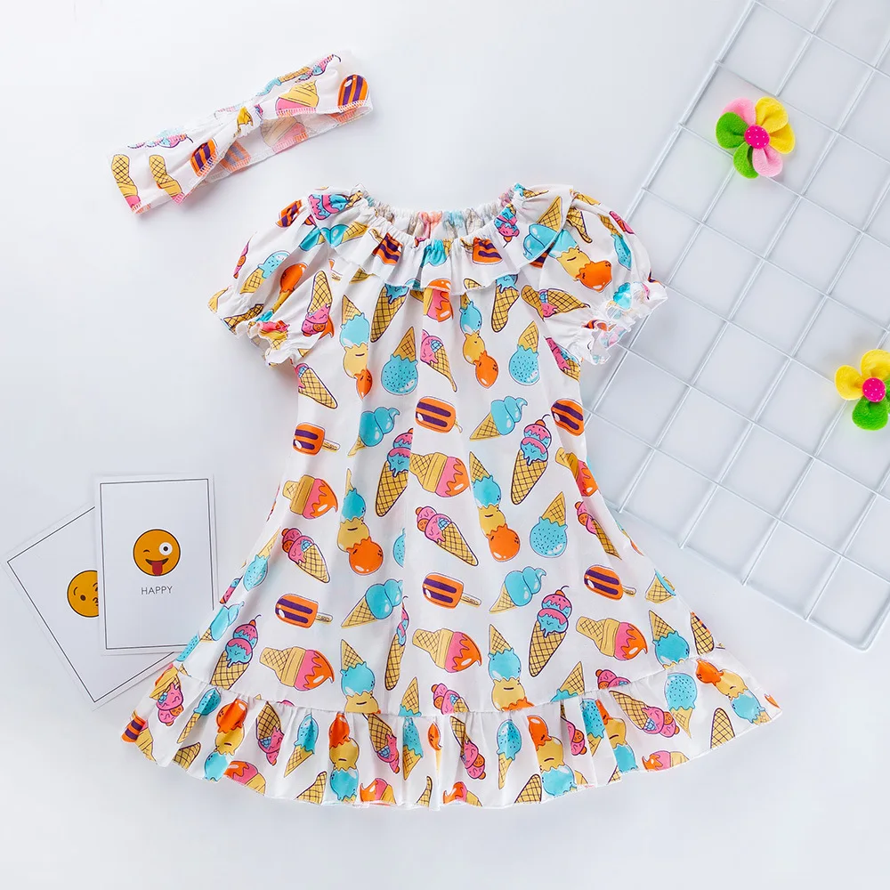 

Summer Children Dress Kids Girls Sleeveless Flower Print Dress Soft Cotton Princess Dresses Girl Clothes Floral Backless Dresses