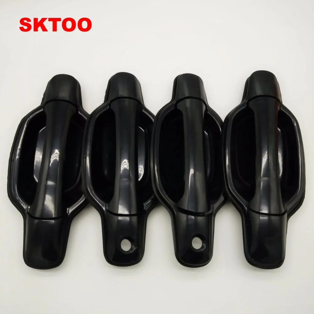 

SKTOO 4PCS For Great wall wingle 3 Wingle 5 door handle outer handle of handle assembly black pockmark