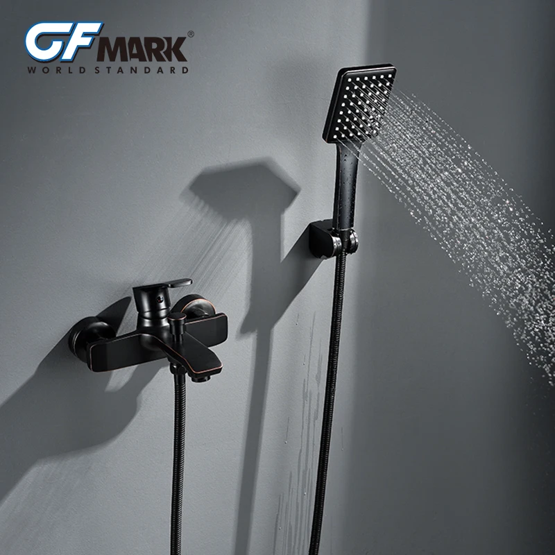 GFmark Ручной смеситель для душа набор с душевой головкой Классический Шар поверхность смеситель кран Робине Baignoire Ручной смеситель для ванны