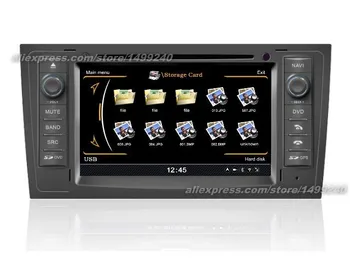 

For Audi S6 1999~2004 - Car GPS Navigation System + Radio TV DVD iPod BT 3G WIFI HD Screen Multimedia System