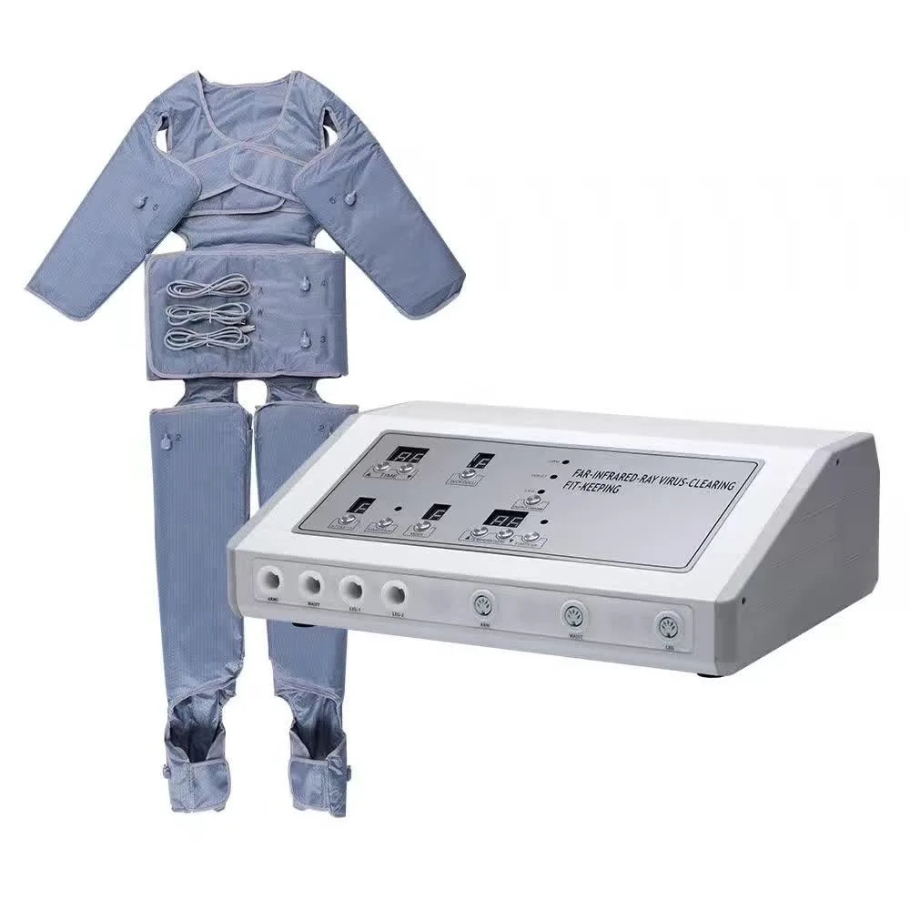 

2 in 1 far infrared lymph drainage air pressure relaxation suit lymphatic massage fat removal beauty device