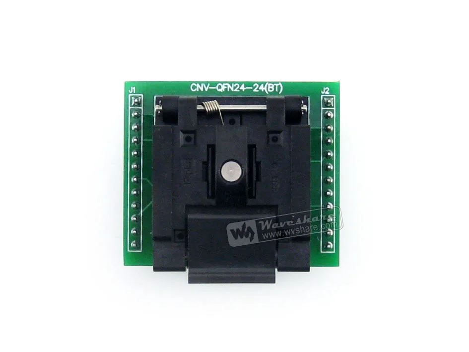 

module Waveshare QFN24 TO DIP24 (A) # Enplas QFN-24BT-0.5-01 IC Test Socket Adapter 0.5mm Pitch for QFN24 MLF24 MLP24 Package