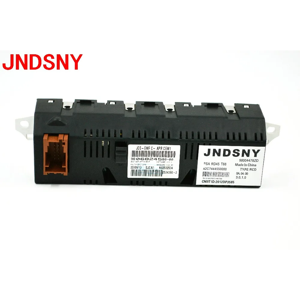 JNDSNY Поддержка USB Двухзонный air Bluetooth дисплей желтый монитор 12 pin для Peugeot 307 407 408