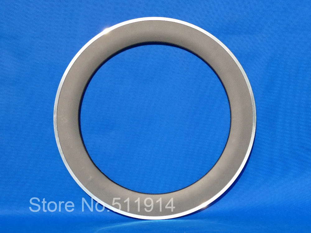 

700C Clincher Rim 88mm Carbon Fiber Road Bike Wheel Rims Alloy Brake Side Pair width : 20.5mm / 23mm
