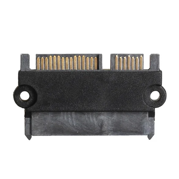 SATA 22Pin 7 + 15 контактный штекер к гнездовой конвертер SGA998|Компьютерные кабели и