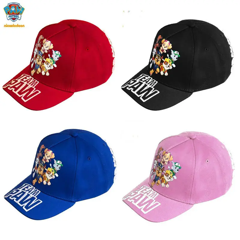 

2019 Spring Genuine Paw Patrol chase skye flat Hip Hop Snapback cap kids fashion Sun hat Children toy birthday Christmas gift