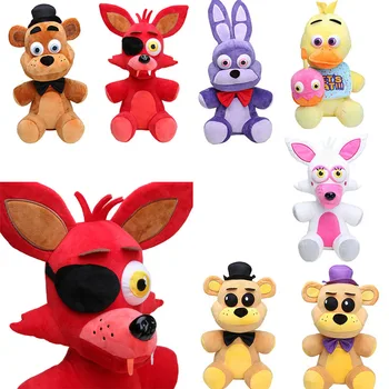 

Mangle Foxy 45cm FNAF Five Nights At Freddy's Plush Toy Freddy Fazbear Bonnie Chica Funtime Stuffed Doll Toy juguetes de peluche