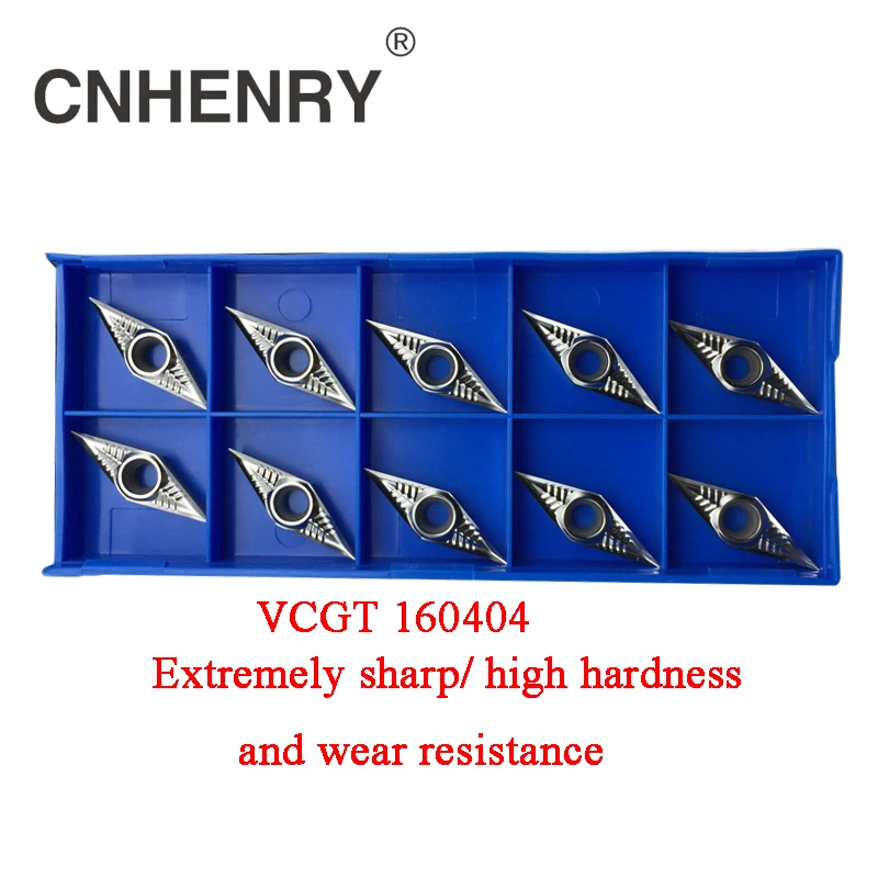 

CNC Lathe Tool Aluminum Carbide Inserts VCGT160404/160402/160408 Suit For Processing Aluminum/Copper