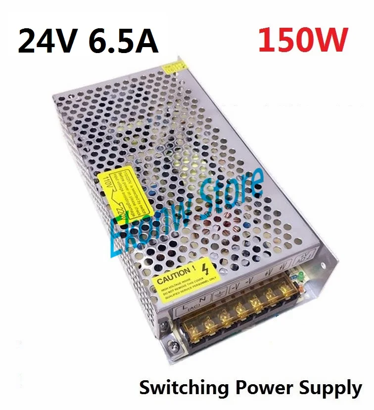 preço Tomada de Fábrica 150 W 24 V 6A Comutação da fonte de Alimentação SMPS Motorista AC110 220V para DC24V Transformador para LED Strip Luz Visor do módulo