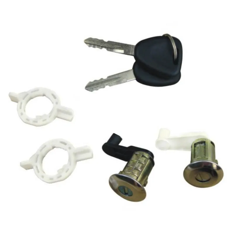 

Left+Right Car Door Lock Barrel Cylinder with 2 Key OE 7701468981 7701468982 for Renault Megane Scenic Clio Master