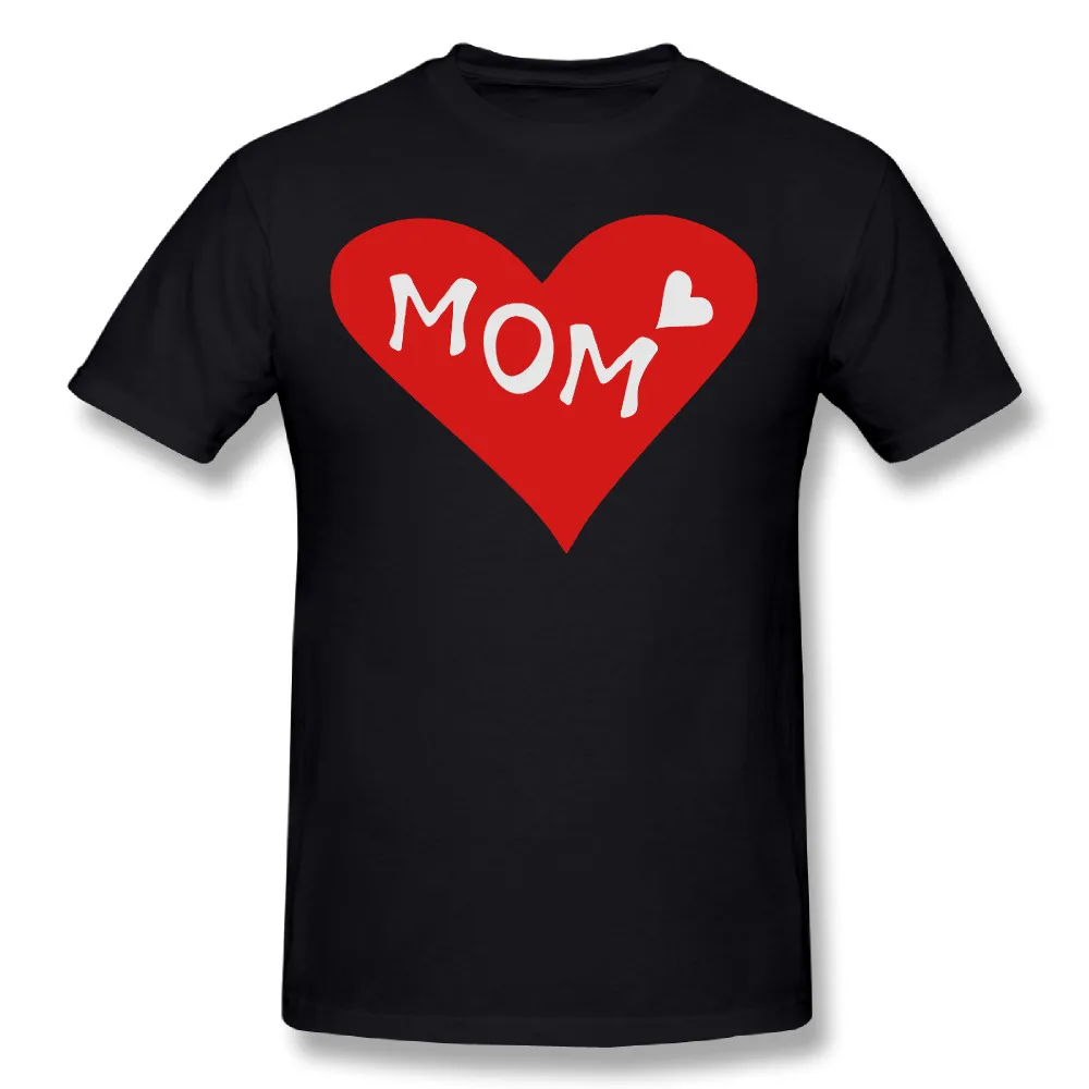 Новые мужские высококачественные хлопковые футболки MOM Txt с красным сердцем
