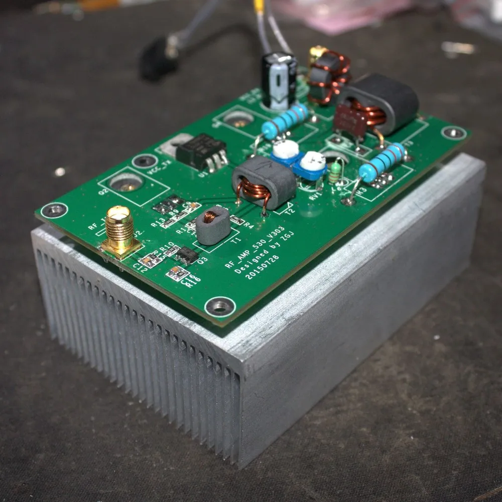 Amplificador de Potência Board com Dissipador de Calor para Transceptor de Rádio Linear Item Montado Navio Livre 45w Ssb