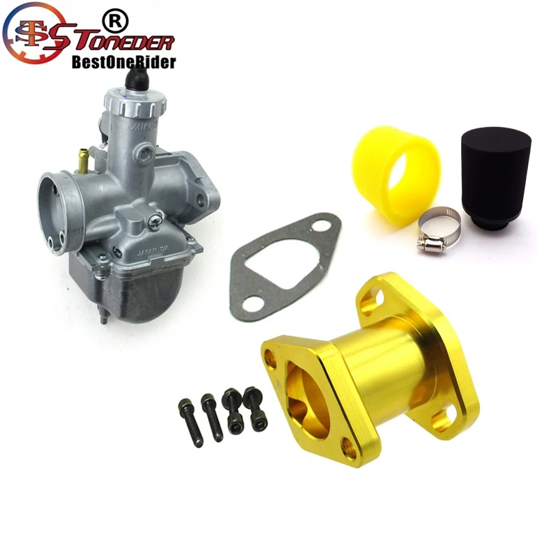 STONEDER Racing производительность Карбюратор Carb Mainfold воздушный фильтр M6 болтов для хищника 212cc GX200 196cc мини велосипед картинг