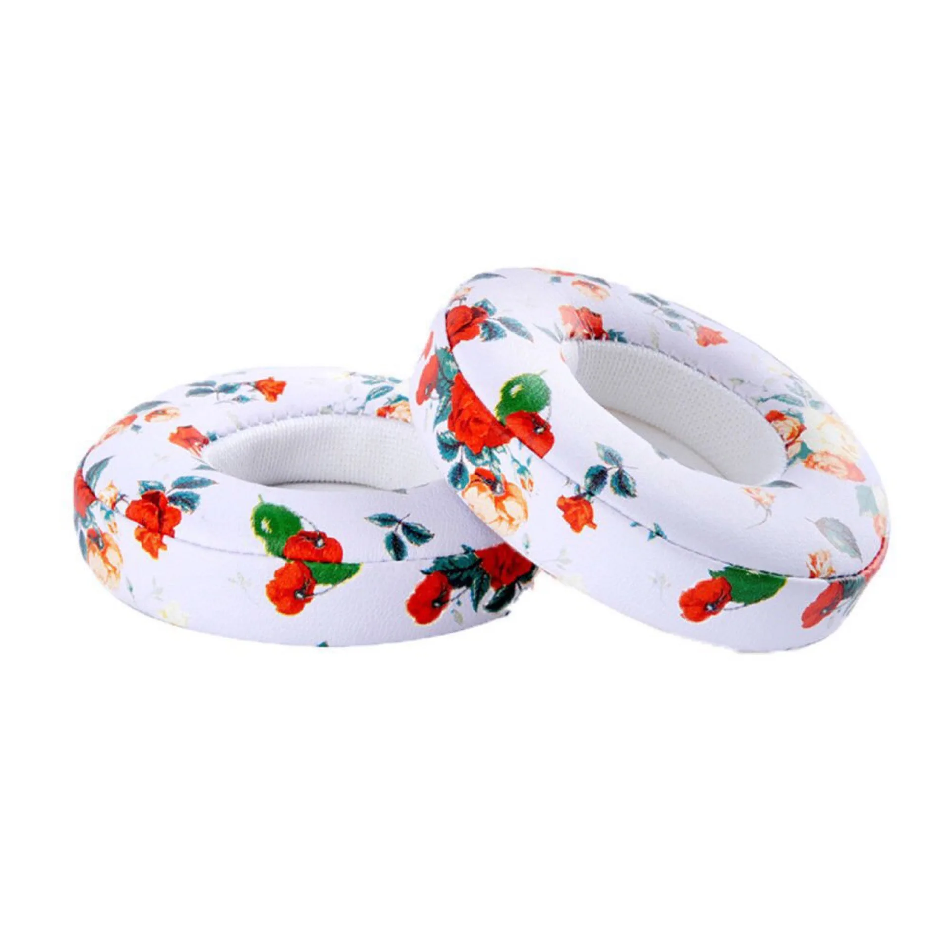 

Black White Floral Ear pads Replacement Earpads cushion For Monster Beats By Dr Dre Solo 2 Solo 2.0 Solo 3 wireless Headphones