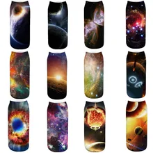 Летние женские носки из силиканого мультфильма для девочек, 3D новинка, Необычные забавные носки с дизайном «звёзды», милые разноцветные Короткие Носки с рисунком