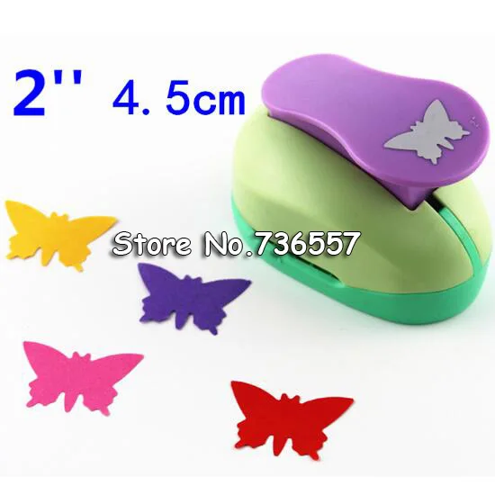 butterfly-6 punch 43 мм бабочка Дырокол Ограниченная серия большие поделки декоративные Дырокол очень красивые полые сердце перфоратор в форме цветка - Цвет: butterfly-6 punch