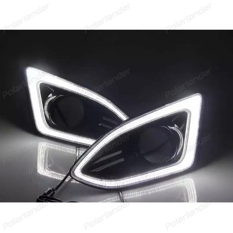 Auto Parts for F/ord e/dge 2015 12V LED Guiding Running Light Car Styling Lamps Fog Lights