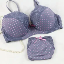 C D E чашка 85 90 95 Оригинальное Европейское нижнее белье изящный кружевной комплект с бюстгальтером в горошек сексуальное нижнее белье костюм высокого качества сборные наборы бюстгальтер+ трусы