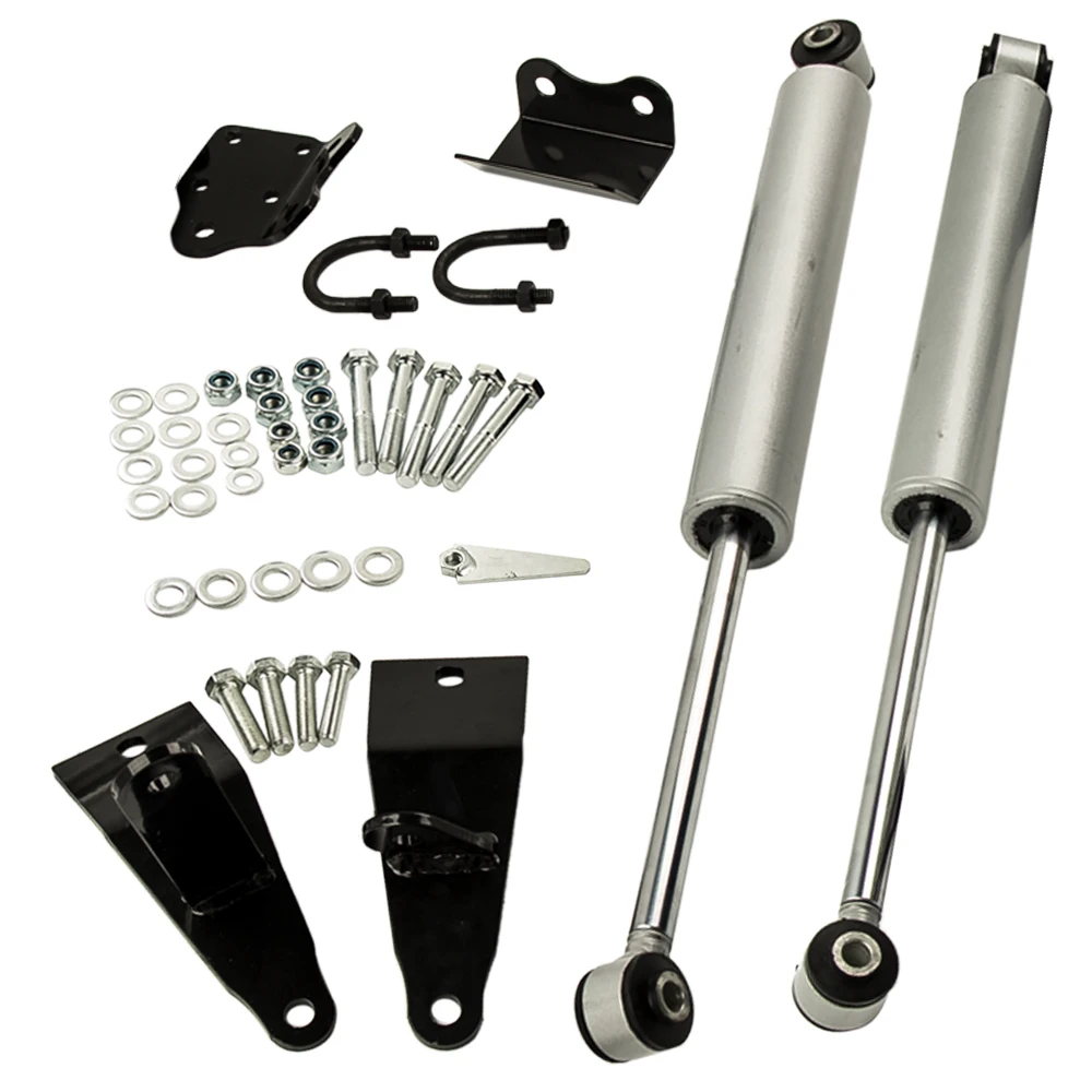 Dual Steering Stabilizer 2003 2012 for Dodge Ram 2500 3500 4WD 2004