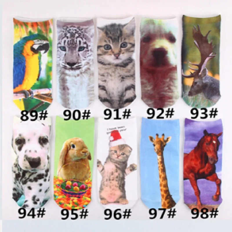 

2018 Top Fashion Special Offer Cotton 3d Food Printing Cartoon Socks For Men And Women