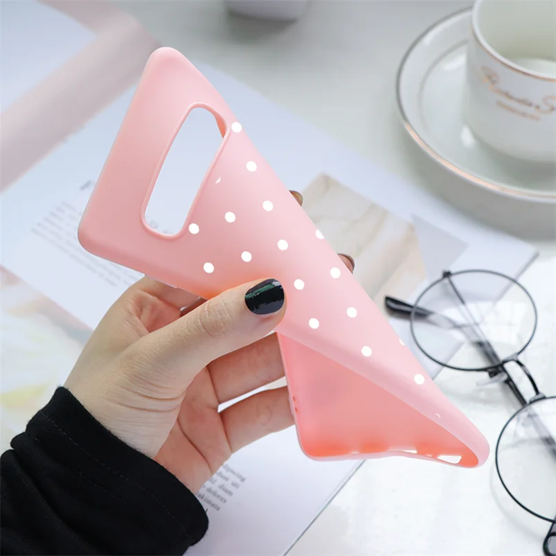 Пунктирной линии Coque для samsung Galaxy M10 M20 M30 M40 A10 A20 A20E A30 A40 A50 A60 A70 S7 край S8 S9 S10 плюс S10E Note 9 10 ТПУ чехол