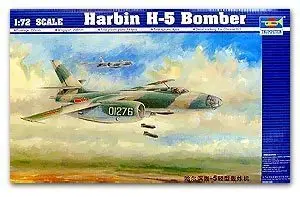 1: 72 Китай Харбин H-5 свет военный бомбардировщик сборки Игрушечная модель самолета