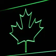 I893 Канадский кленовый лист Дисплей Декор свет знак вкл/выкл Swtich 20+ цвета 5 размеров