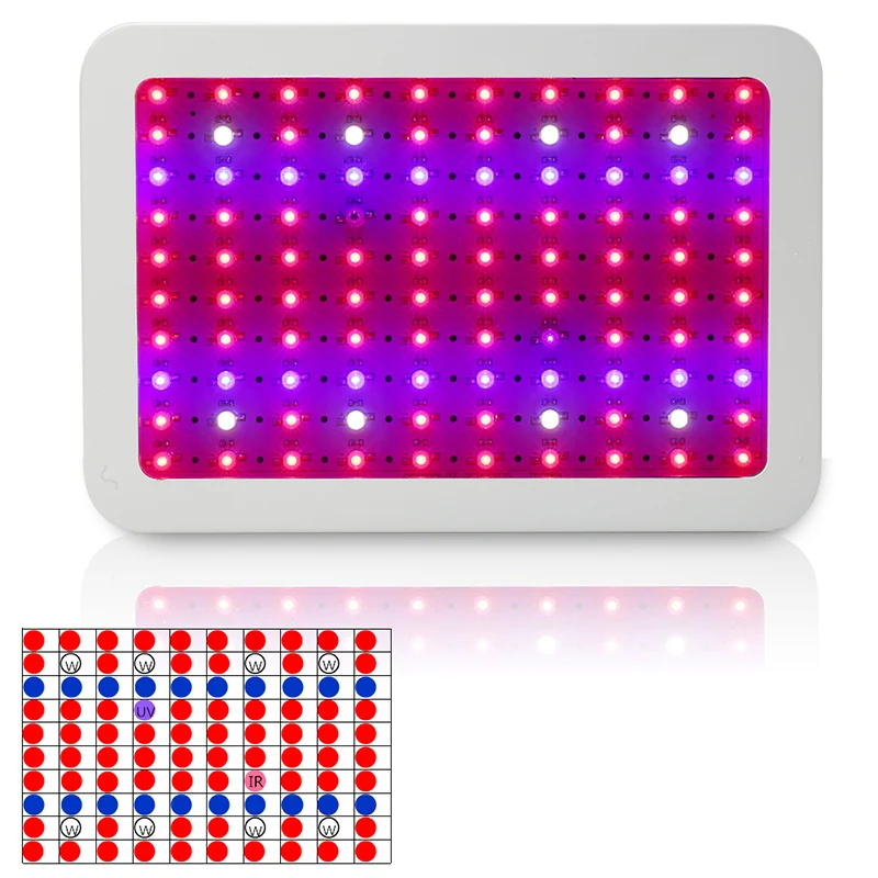 Yabstrip светодиодный свет для выращивания 1000 Вт один чип полный спектр для цветов овощей сеялка парник, теплица для выращивания растений светодиодные лампы для роста