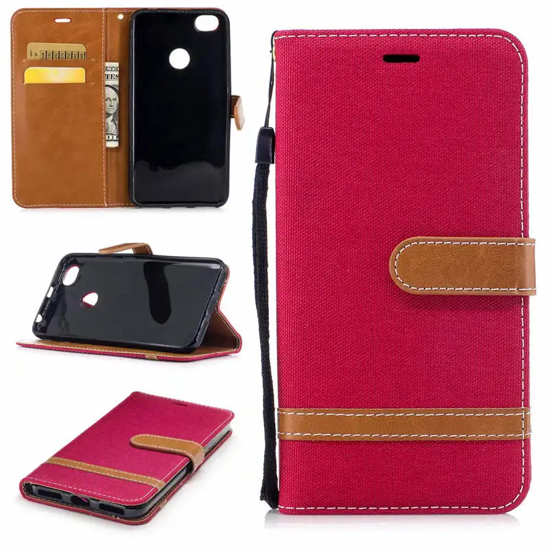 ل Xiaomi Redmi 7 6 6A 6 برو F1 حالة الجينز كوكه Etui غطاء ل Redmi ملاحظة 7 6 برو 5A Y1 لايت محفظة بو الجلود حالة