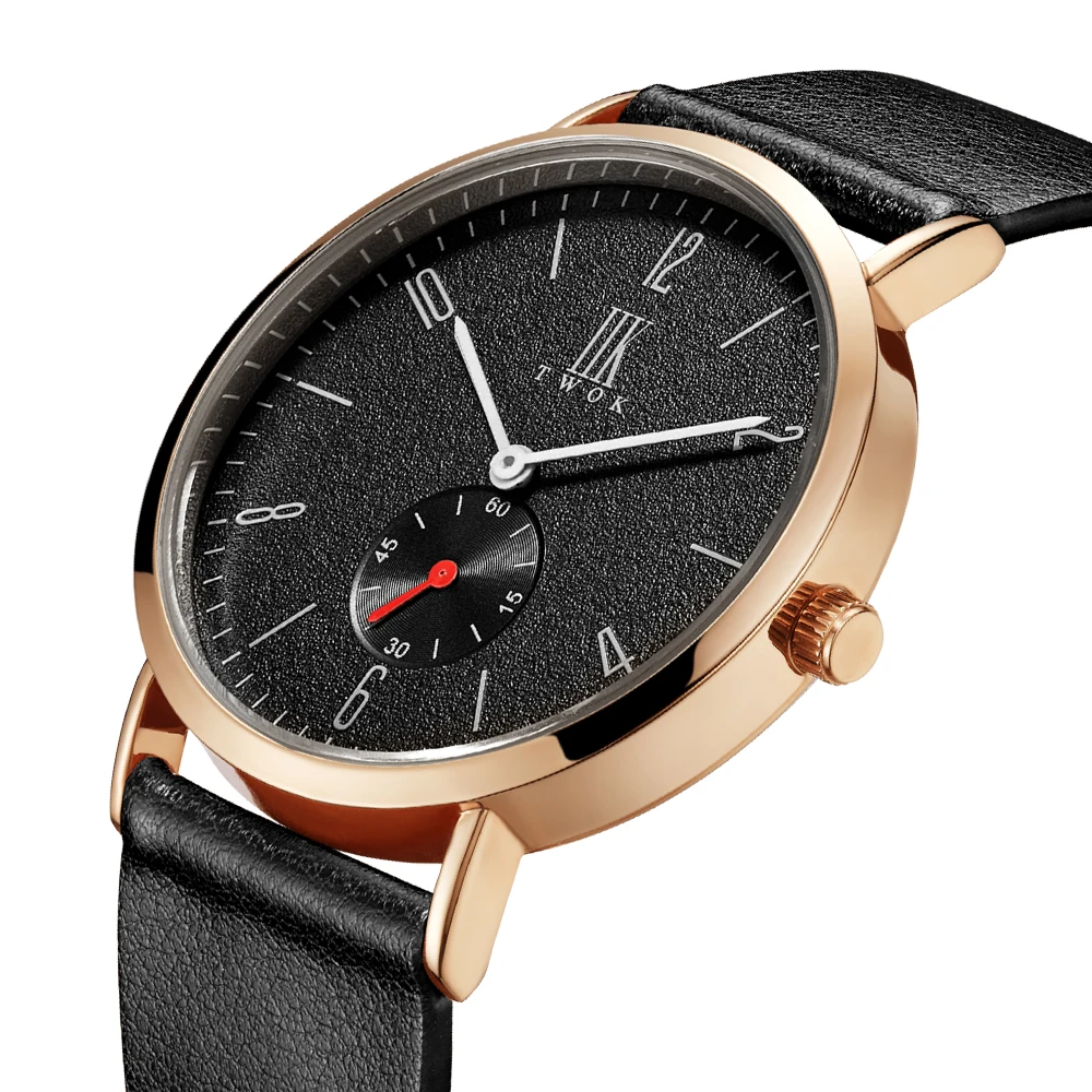 Buy IIKTWOK Ultra Thin Fashion Seconds Men's Wrist