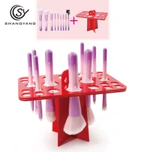 sy make up brushes 9pcs brush set professional Nature synthetic hair beauty essentials makeup brushes with bag and holder