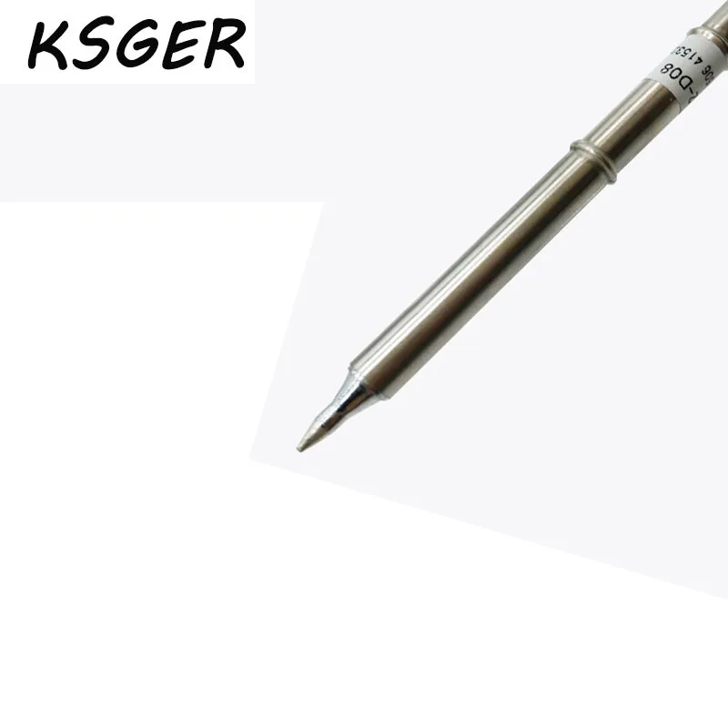 KSGER T12 наконечники паяльника T12-D24 D08 D16 DL32 D4 D52 наконечники паяльника T12 наконечники - Цвет: T12 D08