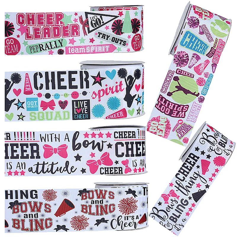 

FLRA Ribbon (50yards/lot) 3 inch cheer sport ribbon for large bows