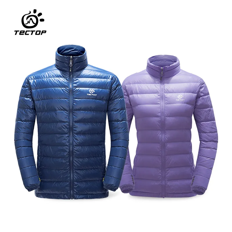 

Tectop autumn Winter men women Down Jackets Outdoor ultra-light Waterproof windproof coats warm Thermal camping hiking outwear