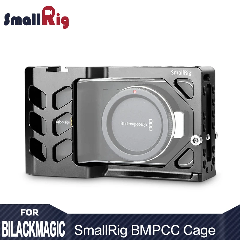 SmallRig клетка для камеры Blackmagic Pocket cinema camera BMPCC с креплением холодной обуви 1/4 3/8