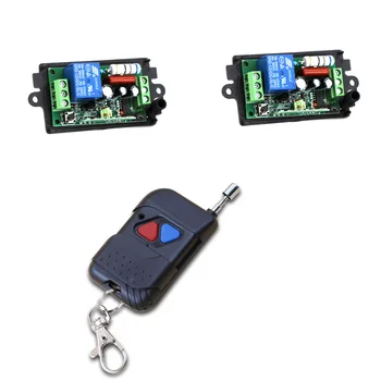 

AC110V 220V 1CH Wireless RF Remote Control Switch Transmitter+ Receiver for Appliances Gate Garage Door