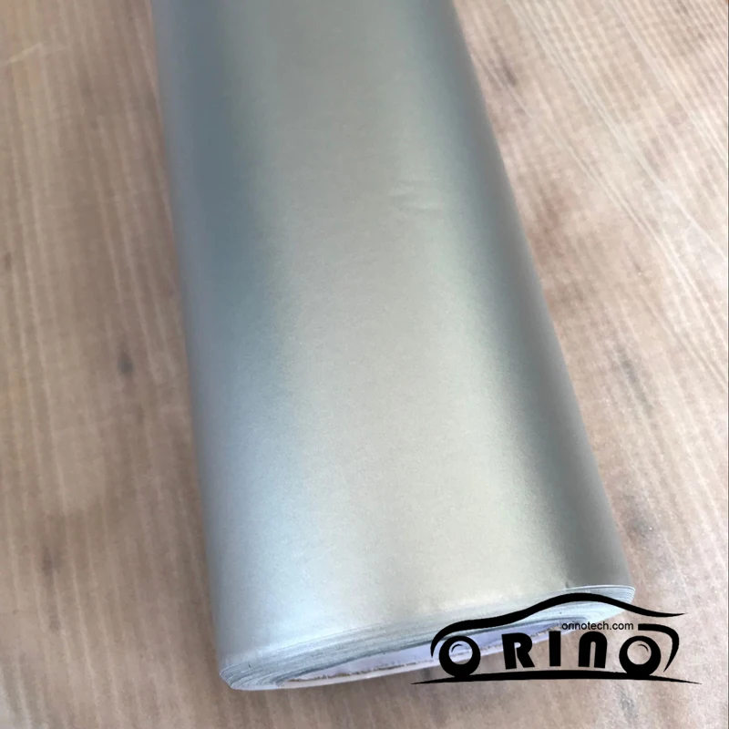 Silver Metallic Chrome Vinyl Wrap Film-3