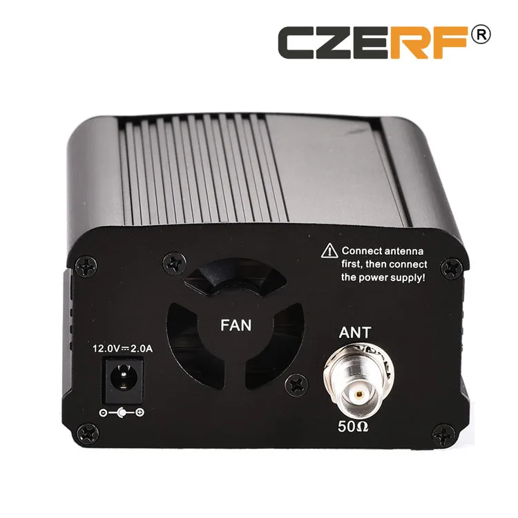 CZE-7C 1 Вт/7 Вт 76~ 108 МГц подсветка lcd стерео PLL fm-передатчик радио вещательная станция+ адаптер переменного тока+ антенна+ аудио кабель Blac