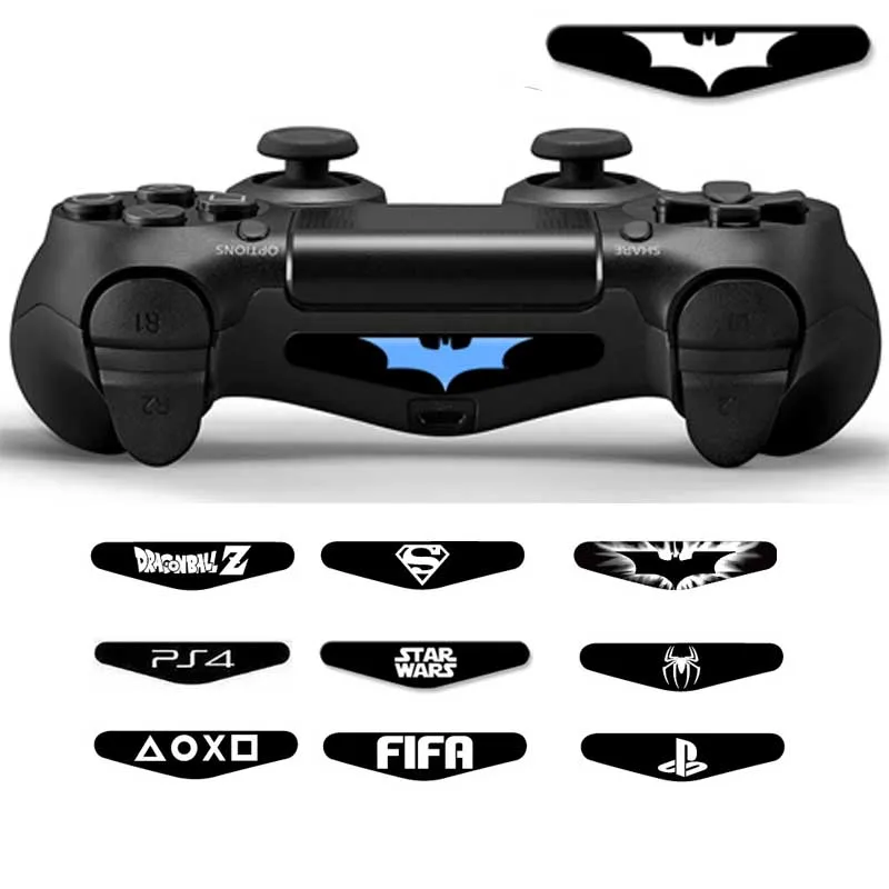 10 шт. светодиодный стикер s для Dualshock 4 PS4 Pro Slim контроллер светодиодный светильник бар Виниловая Наклейка для Playstation 4