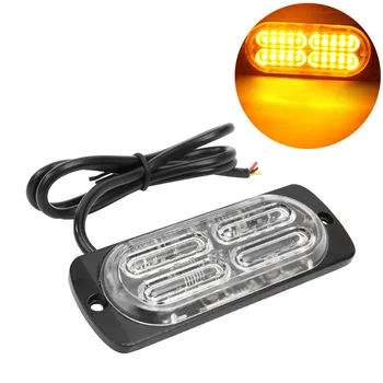 

Ultra-thin High Power 12V-24V 20 LED Car Truck Emergency Side Lamp Strobe Warning Lights Waterproof Flashing Light