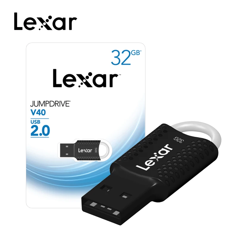 Lexar V40 мини Usb 2,0 Флешка 16 ГБ 32 ГБ 64 Гб класс 4 Memoria Флешка флеш-накопитель