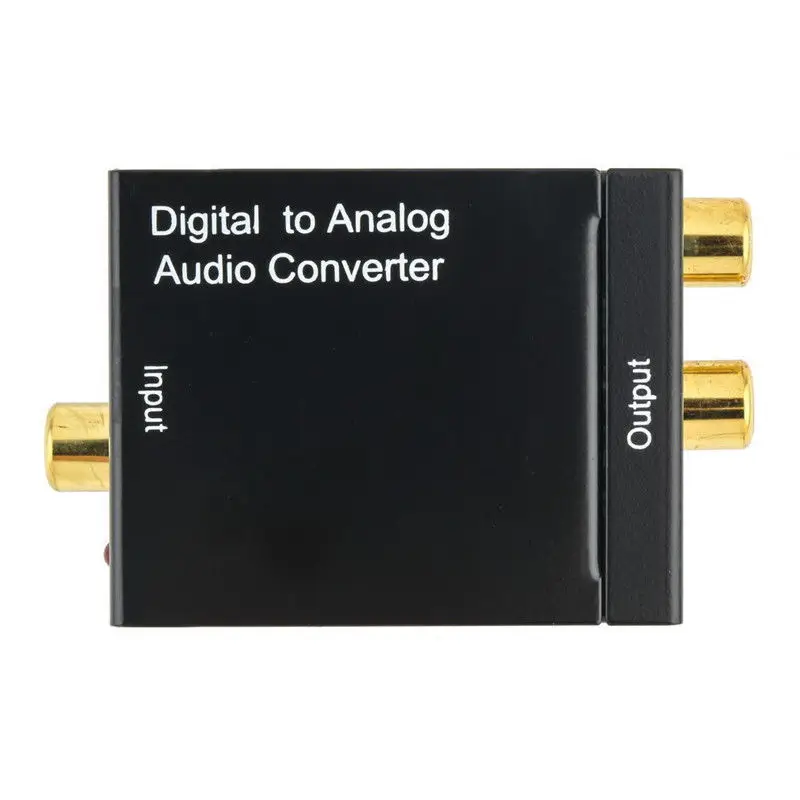 Digital Optical Toslink SPDIF Coax to Analog RCA Audio Converter Adapter with Fiber Cable #8 Digital Optical Toslink SPDIF Coax to Analog RCA Audio Converter Adapter with Fiber Cable #8